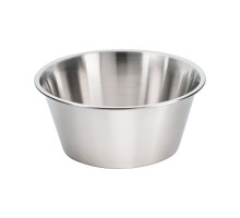 Kitchen bowl, steel, satin finish, ø 300 mm, v 7 l, Stalgast, 081301