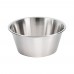 Kitchen bowl, steel, satin finish, ø 300 mm, v 7 l, Stalgast, 081301