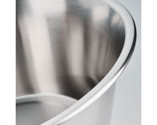 Kitchen bowl, steel, satin finish, ø 300 mm, v 7 l, Stalgast, 081301