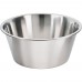 Kitchen bowl, steel, satin finish, ø 400 mm, v 16.5 l, Stalgast, 081401