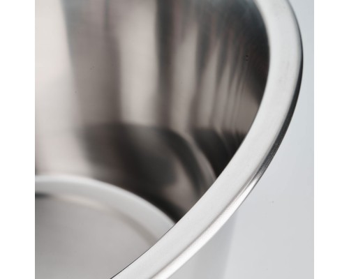 Kitchen bowl, steel, satin finish, ø 400 mm, v 16.5 l, Stalgast, 081401