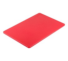 Red polyethylen cutting board 45x30 cm, Stalgast, 341451