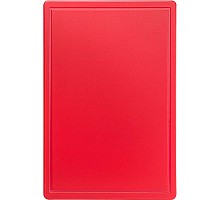 Cutting board 600x400x18 mm red, Stalgast, 341631