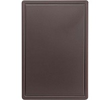 Cutting board 600x400x18 mm brown, Stalgast, 341636