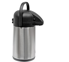 Vacum jug, stainless steel with pump 2, 5 l, Stalgast, 383250