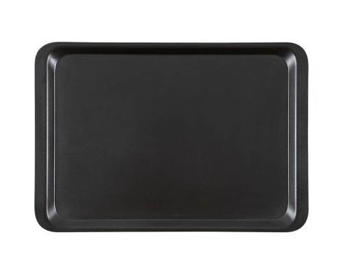 Laminated tray, black, matt, 530x370 mm, Stalgast, 414373