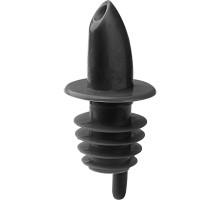 free flow pourer, plastic black