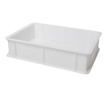 pizza dough container, polyethylene, 400x300x100 mm