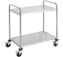 Serving trolley (2 shelves), stainless steel, Stalgast, 661020