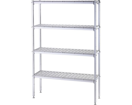 Aluminum storage shelving unit for gn 1/1 containers, Stalgast, 686100