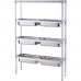 Aluminum storage shelving unit for gn 1/1 containers, Stalgast, 686100