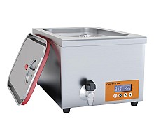 Sous-vide bain-marie recipe device for cooking at low temperatures, Stalgast, 691250