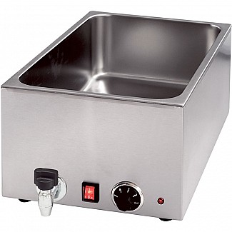 bain marie with a tap