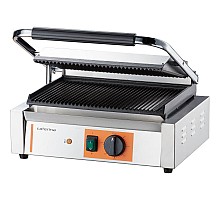 Panini kontaktgrils, rievotais p 2,2 kw, Stalgast, 742038