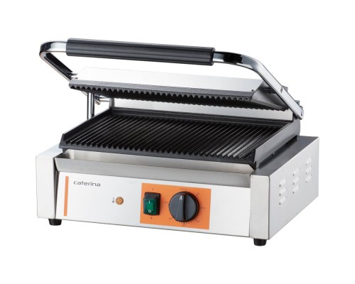 PANINI contact grill, ribbed P 2.2 kW