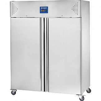 2-door stainless steel refrigerated cabinet on wheels, GN 2/1, V 1300 l