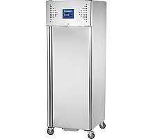 Stainless steel refrigerated cabinet on wheels, gn 2/1, v 600 l, Stalgast, 830590