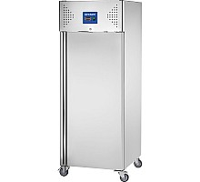 Stainless steel freezer cabinet on wheels, gn 2/1, v 650 l, Stalgast, 830621