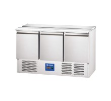 3-door salad refrigerated table, v 368 l, Stalgast, 832139