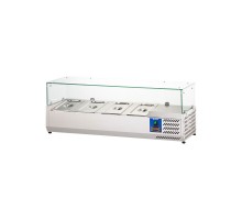 Refrigerated display , adjustable with glass, 4 x gn 1/3, Stalgast, 834430