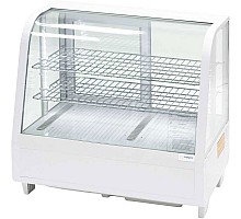 countertop display chiller 100l white, LED light