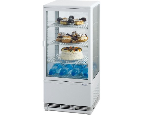 chilled display cabinet 78 l white