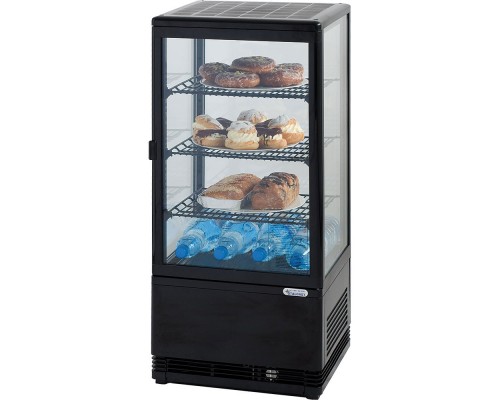 Chilled display cabinet 78 l black, Stalgast, 852171