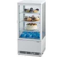 chilled display cabinet 78 l silver