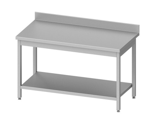 Unloading table with slope (l) with shelf for stalgast 900x750x880 mm for assembly, Stalgast, 9810057090