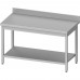 Unloading table with slope (r) with shelf for stalgast 800x750x880 mm for assembly, Stalgast, 9810047080S