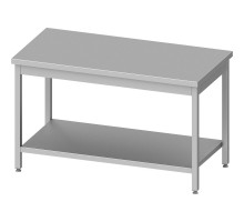 Central table with shelf 1000x600x850 mm, for assembly, Stalgast, 950106100