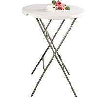 Circular catering bar table d 800x1100 foldable, Stalgast, 950141