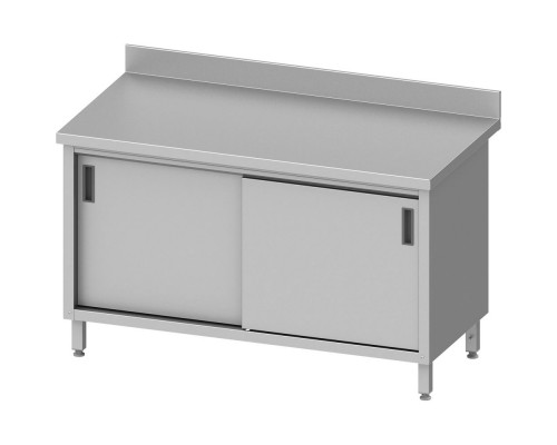 Wall table with sliding doors 1400x700x850 mm, for assembly, Stalgast, 950187140