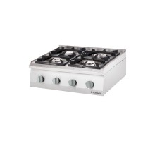 4-burner gas counter top range 800x700 20, 5kw - g30/31 , Stalgast, 9706130