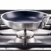 4-burner gas range 800x700x850 with electric oven 20, 5+7 kw (static) - g20 (gz50), Stalgast, 9716110