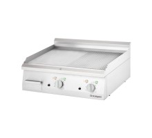 Electric top grill 800, flat-ribbed, Stalgast, 9731300