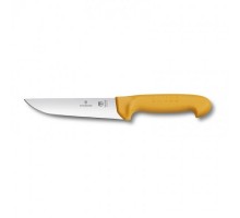 Swibo, butcher's knife, normal edge, 14 cm, yellow, Victorinox, 5.8421.14