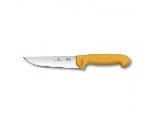 Swibo, butcher's knife, normal edge, 16 cm, yellow, Victorinox, 5.8421.16