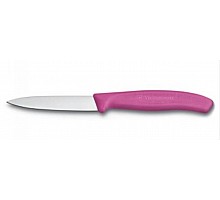 Swiss classic, нож paring knife, 2 штуки, 8 см, оранжевый, блистер, Victorinox, 6.7606.L119B