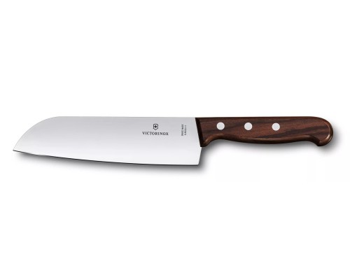 Wood, chef's knife santoku, stainless, 17 cm, handle processed maple, gift box, Victorinox, 6.8500.17G