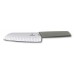 Swiss modern, santoku nazis, rievota mala, 17 cm, olīveļļas krāsā, blisteris, Victorinox, 6.9056.17K6B