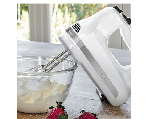 KitchenAid 5KHM5110EWH Hand mixer 5 speeds