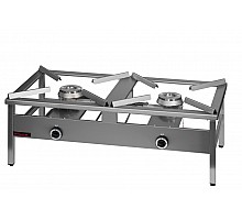 Gas heating stool. 2-burner 18kw, Kromet, 000.TG-2