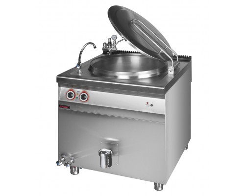 Indirect electric cooking kettle 200l 24.5kw, Kromet, 900.BEK-200