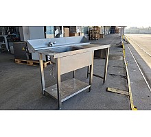 Used! Table with one sink NOVAMETA PX0-PL0-140/70/90