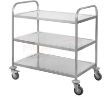 Ēdināšanas ratiņi 845x525x940 /3 plaukti/2 bremzes/ N