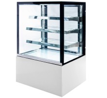 Konditorejas vitrīna ELSA S90 S-90cm G-70 cm H-140 cm balts N
