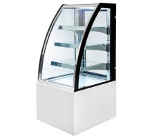 Витрина кондитерская CLARA S60 S-60см G-70 cm H-140 cm белый N