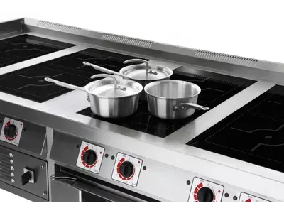 Indukcijas plīšu energoefektivitāte restorānos un kafejnīcās