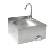Washbasin knee operated, HENDI, 400x400x(H)450mm, 810316